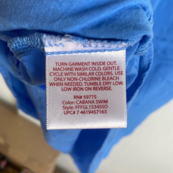 Faded glory blue tank top size small w/frontpocket - Picture 5 of 5